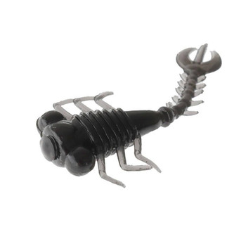 ZMAN LARVAZ 1.75" BLACK 8 PACK UPC: 810013864038