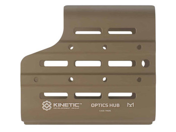 Kinetic Development Group MSH5-110 Optics HUB Spotting Scope Case Flat Dark Earth Aluminum