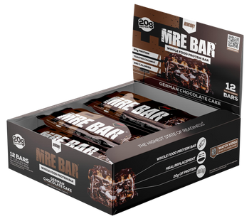 Redcon1 RC1MREBGCC12 MRE Protein Bar German Chocolate Cake 12 Pack                                                                                                                                      