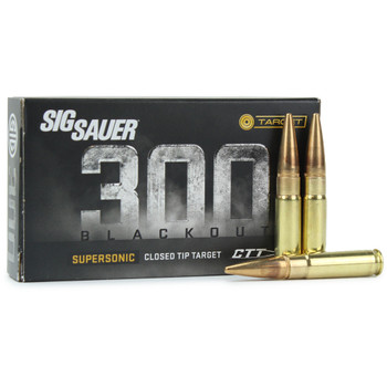 AMMO, 300BLK, 125GR, CTT, SUPERSONIC, BOX/20