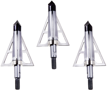 Allen 14694 CX Terminus Broadhead Stainless Steel Blades Silver 3 Pack                                                                                                                                  