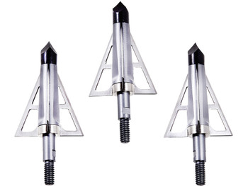 Allen 14694 CX Terminus Broadhead Stainless Steel Blades Silver 3 Pack