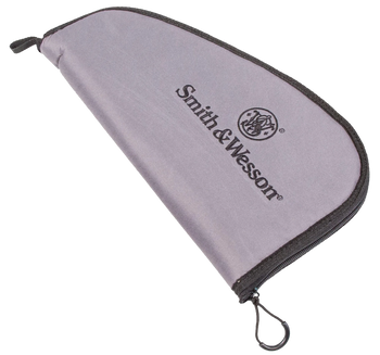 M&P Accessories 110019 Defender Handgun Case Medium Black/Gray Holds Handgun Nylon                                                                                                                      