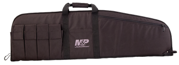 M&P Accessories 110015 Duty Series Medium Case Black Nylon Foam Padding                                                                                                                                 