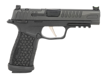 Sig Sauer 365XF9BFOMS P365 Fuse Compact 9mm Luger 17+1 4.30" Black DLC Barrel, Black Nitron Stainless Steel Optic Ready/Serrated Slide, Black Stainless Steel Frame w/Picatinny Rail, Black LXG Grip    
