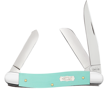 CASE MED STKM 3BL 33/8" SEAFOAM GRN