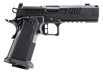 Alpha Foxtrot AA47X1CIG-XDBK19 AF1911 Romulus 9mm Luger 20+1 4.25" Black DLC Stainless Steel Threaded Compensated Barrel, Optic Ready/Serrated Slide & Frame w/Beavertail & Picatinny Rail, Aluminum Gri