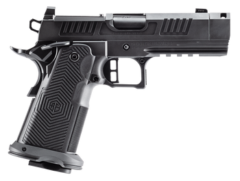 Alpha Foxtrot AA47X1QIG-XDBK19 AF1911 Romulus 9mm Luger 20+1 3.50" Black DLC Stainless Steel Threaded Compensated Barrel, Optic Ready/Serrated Slide & Frame w/Beavertail & Picatinny Rail, Aluminum Gri
