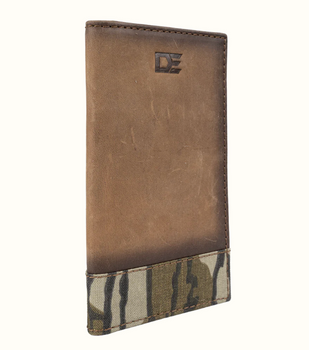 DE BI-FOLD CHECK BOOK WALLET LEA