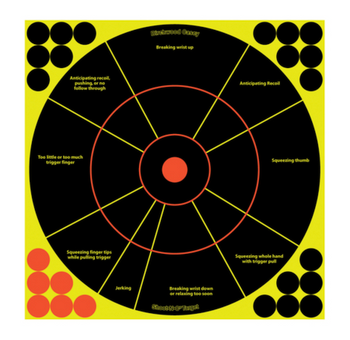 BC SNC 12" HANDGUN TRAINER TRGT 5PK