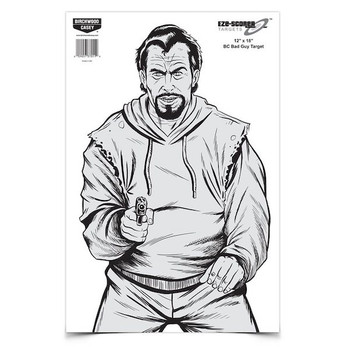 BC EZ-SCORE 12"X18" BC BAD GUY 10PK