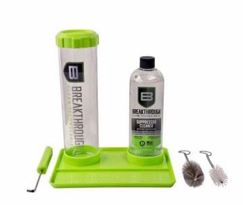 ALLEN SUPRSR CLEAN KIT/16OZ CLEANR