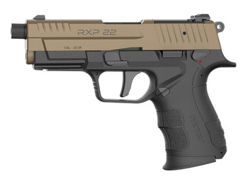 Retay USA RXP22BLKFDES13TH RXP 22 LR 13+1 4" Threaded Barrel, Flat Dark Earth Cerakote Optic Ready/Serrated Slide, Black Cerakote Polymer Frame w/Accessory Rail, RMR/RMSc Footprint