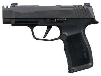 Sig Sauer 365XL380COMP P365XL 380 ACP 12+1 3.10" Black Ported Barrel, Black Nitron Stainless Steel Optic Cut/Ported/Serrated Slide, Black Stainless Steel Frame w/Picatinny Rail, Textured Grip, SIG-LO