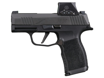 Sig Sauer 365X9BXR3RXSL P365X w/Romeo-X Sig Loc 9mm Luger 12+1 3.10" Black Barrel, Black Nitron Stainless Steel Serrated w/Optic Slide, Black Polymer Frame w/Accessory Rail, Sig ROMEO-X SIG-LOC