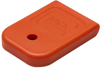Glock 50965  Floor Plate Fits Glock 17/19/19X/22/23/24/26 Orange Polymer                                                                                                                                