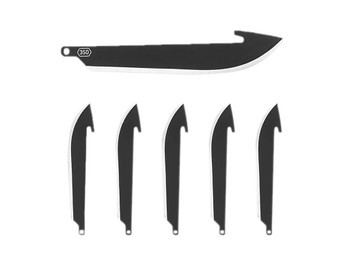 Outdoor Edge RR35K6C 3.50" Drop Point Plain 420J2 SS Blade 6 Blades