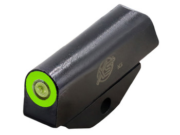 XS Sights SWRV001P4 Standard Dot Front Green Tritium/Black Oxide Frame, Fits S&W Bodyguard