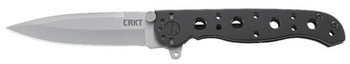 CRKT M1601S M16 01S 3.06 Folding Spear Point Plain Bead Blasted 8Cr14MoV SS BladeBlack Oxide Stainless Steel Handle Includes Pocket Clip UPC: 794023090154