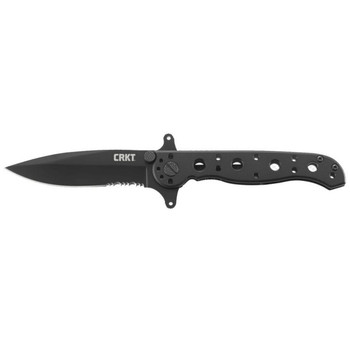 CRKT M2110KSF M21 10KSF 3.13 Folding Spear Point Part Serrated Black Oxide 8Cr14MoV SS BladeBlack Oxide Stainless Steel Handle Includes Pocket Clip Includes Sheath UPC: 794023008081