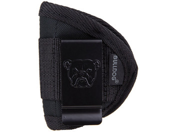 Bulldog WIPM Inside The Pants IWB Size Medium Black Nylon Belt Clip Fits Small .380 Autos Ambidextrous