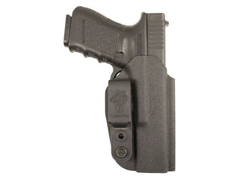 DeSantis Gunhide 137KJ0CZ0 Slim-Tuk IWB Black Kydex Belt Clip Fits Glock 43 w/Streamlight TLR6 Right Hand