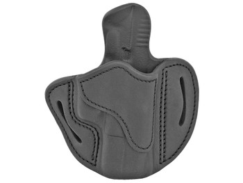 1791 Gunleather ORBH21SBLR BH2.1 Optic Ready OWB Size 2.1 Stealth Black Leather Belt Slide Compatible w/Glock 17/S&W M&P Shield/Springfield XD Right Hand