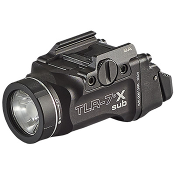 Streamlight 69405 TLR-7 X Sub USB  Black Anodized 500 Lumens  White LED Glock 43X MOS/48 MOS/43X/48                                                                                                     