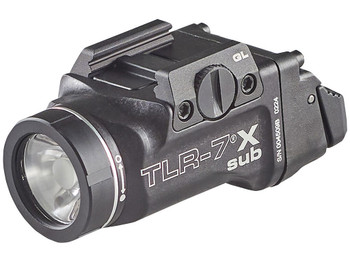 Streamlight 69405 TLR-7 X Sub USB Black Anodized 500 Lumens White LED Glock 43X MOS/48 MOS/43X/48