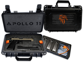 Live Free Armory LFAPF712086 Apollo 11 9mm 17+1 4.15" 416 Stainless Steel Slide Elite Flat Dark Earth Cerakote Black Polymer Grip