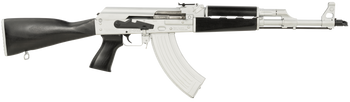 Zastava Arms Usa ZR7762CSB ZPAPM70  7.62x39mm 30+1 16.30" Black Chrome Lined Steel Barrel, Silver Receiver, Black Polymer Handguard, Fixed Dark Walnut Synthetic Stock                                  