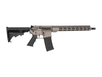 Andro Corp Industries 55616BBTUNG Bravo Bravo 5.56 NATO 30+1 16" Black Nitride Threaded Barrel, Tungsten Aluminum Receiver w/Picatinny Rail, M-LOK Handguard, M4 Black Polymer Stock, Black A2 Grip