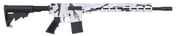 Great Lakes Firearms GL15223PSNO AR-15  223 Wylde 30+1 16" Black Nitride Threaded Barrel, Pursuit Snow Cerakote Aluminum Receiver w/Picatinny Rail, M-LOK Handguard, Black Polymer Stock, Mil-Spec Grip 