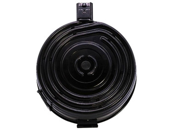 Kci Usa Inc KCIMZ004S AK-47 75rd Drum 7.62x39mm Black Steel Fits AK-47/AKM Platform