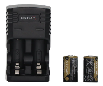 INFITAC BC01         CHARGER AND BATTERIES