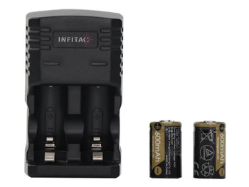 INFITAC BC01 CHARGER AND BATTERIES
