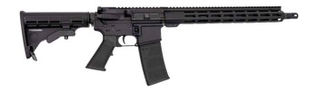 Andro Corp Industries 30016BB ACI-15 Bravo 300 Blackout 30+1 16" Black Nitride Threaded Barrel, Black Anodized Aluminum Receiver w/Picatinny Rail, M-LOK Handguard, M4 Black Polymer Stock, Black A2 Gri