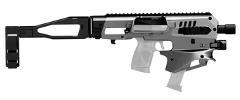 Meta Tactical Llc MCKGEN2TU Micro Conversion Kit Fits Glock Gen2 Tungsten Synthetic Stock                                                                                                               
