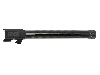 Faxon Firearms GB910N34LGQT Match Series 9mm Luger 5.75" Fluted Threaded Black Nitride Stainless Steel, Fits Glock 34 Gen2-4