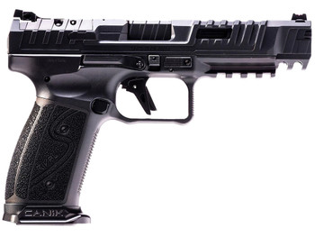 Canik HG7010N SFx Rival-S Full Size Frame 9mm Luger 18+1, 5" Black Steel Barrel, Dark Side Optic Ready/Serrated w/Ports Steel Slide, Frame w/Picatinny Rail, Ambidextrous