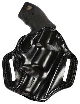 Galco CM834B Combat Master  OWB Black Leather Belt Slide Fits Glock 48 Fits S&W M&P Shield EZ Fits Glock 48 MOS Right Hand                                                                              