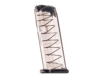 ETS Group GLK43X Pistol Mags 10rd 9mm Luger Compatible w/ Glock 43X/48 Clear Polymer