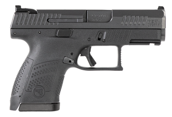 CZ-USA 91560 P-10 S  9mm Luger 12+1 3.50" Black Steel Barrel, Black Nitride Serrated Steel Slide, Black Polymer Frame w/Picatinny Rail, Black Interchangeable Backstrap Grip, Ambidextrous              