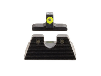 Trijicon 600895 HD XR Night Sight Set Green Tritium/Yellow Outline Front, Green Tritium Rear, Black Frame, Fits H&K VP9/45C/45C Tactical/P30/P30L/P30SK