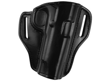 Bianchi 25054 57 Remedy OWB Size 01 Black Leather Belt Slide Fits S&W J Frame Fits S&W 36 Fits S&W 640 Right Hand