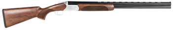 CZ-USA 06471 Redhead Premier 12 Gauge 3" 2rd 28" Gloss Black Chrome Barrel, Silver Satin Chrome Metal Finish, Turkish Walnut Stock Includes 5 Chokes                                                    