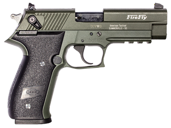 GSG GERG2210FFG FireFly  22 LR 10+1 4" Green Steel Barrel, Serrated Slide, Zinc Alloy w/Accessory Rail Frame, Black Polymer Grip                                                                        