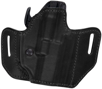 Bianchi 54501 Allusion Assent Pro-Fit OWB Size 04 Black Leather Belt Slide Fits Springfield XD Fits Sig P220 Fits FN FNP Right Hand                                                                     