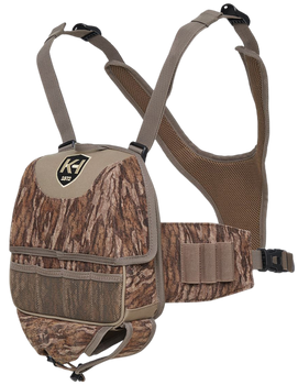 Knight & Hale KHT0103 Run N Gun Turkey Vest Chest Mossy Oak Bottomland                                                                                                                                  