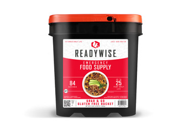 ReadyWise RWGF01184 Gluten Free Freeze Dried Entrees 84 Servings Per Bucket